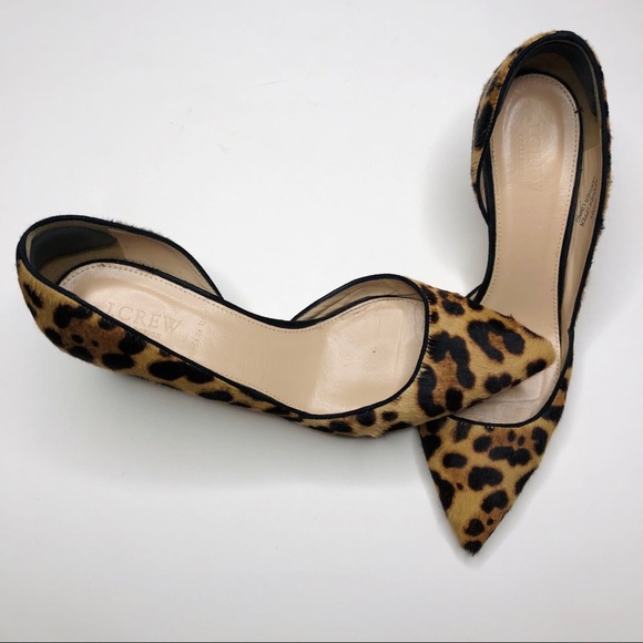 J.Crew Collection Pumps In Leopard Print Calf Hair - Picture 4 of 16